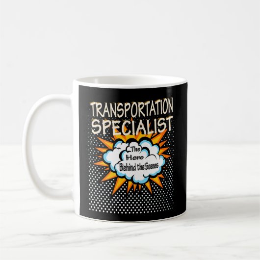 Transportspezialist Hero Job Kaffeetasse (Links)