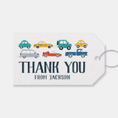 Transportthema Geburtstag Danke Karte Geschenkanhänger (Vorderseite (Horizontal))