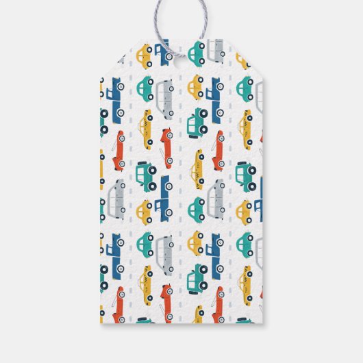 Transportthema Geburtstag Danke Karte Geschenkanhänger (Rückseite)