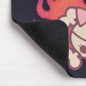 Transportwagen-Flammen Mousepad (Ecke)