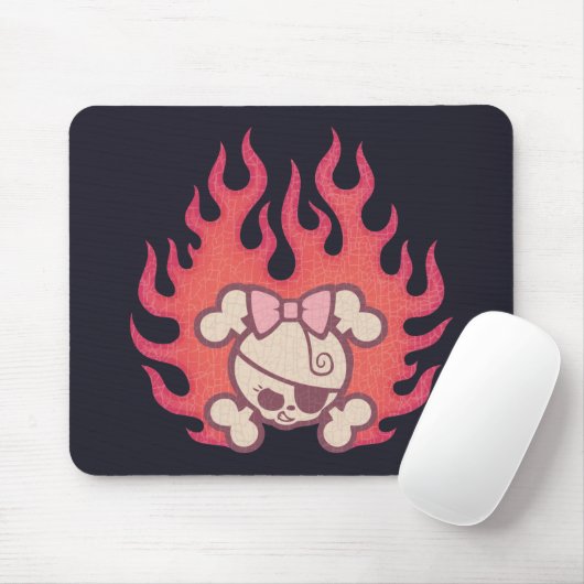 Transportwagen-Flammen Mousepad (Mit Mouse)