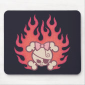 Transportwagen-Flammen Mousepad (Vorne)