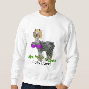 Transportwagen-Lama Sweatshirt
