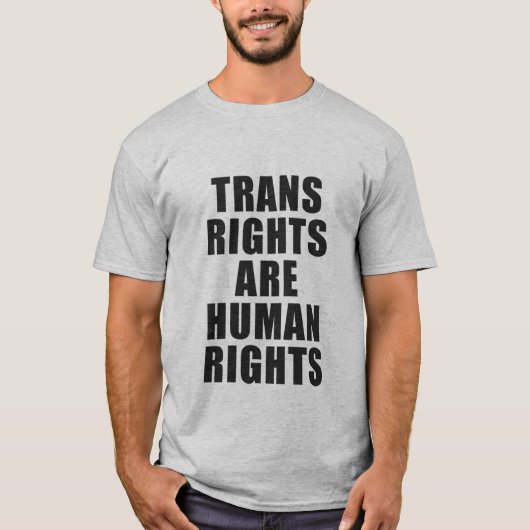 TRANSRECHTE SIND MENSCHENRECHTE T-Shirt (Vorderseite)