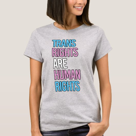 TRANSRECHTE SIND MENSCHENRECHTE T-Shirt (Vorderseite)