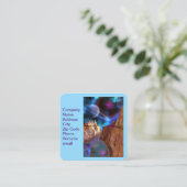 Transsendent Quadratische Visitenkarte (Stehend Vorderseite)