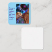 Transsendent Quadratische Visitenkarte (Vorne/Hinten)