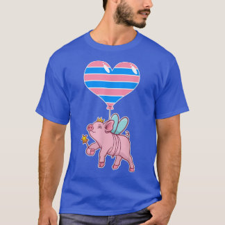 Transseual Pig Fairyseual IdentityNichtbinäre Lieb T-Shirt