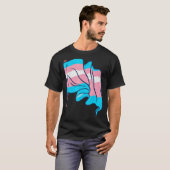 Transsexual Flag Trans Pride Human Rights Tra T-Shirt (Vorne ganz)