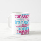TRANSSEXUELL-STOLZ-GRUPPE KAFFEETASSE (Vorderseite Links)