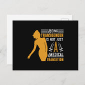 Transsexuelle Medizin ohne Transition Postkarte (Vorne/Hinten)