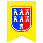 Transsilvanien-Flaggen Wimpelkette (Zweite Fahne)