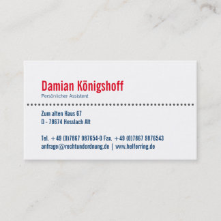 Transsilvanien inspiriert visitenkarte