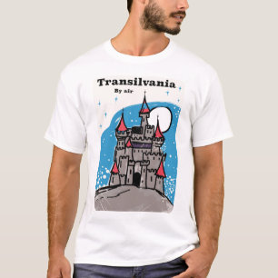Transsilvanien-Schloss Vintage-Reiseposter T-Shirt