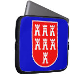 Transsilvanienwappen, rot weiß laptopschutzhülle (Vorne Rechts)