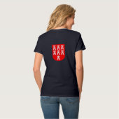 Transsilvanienwappen, rot weiß T-Shirt (Rückseite Vollansicht)