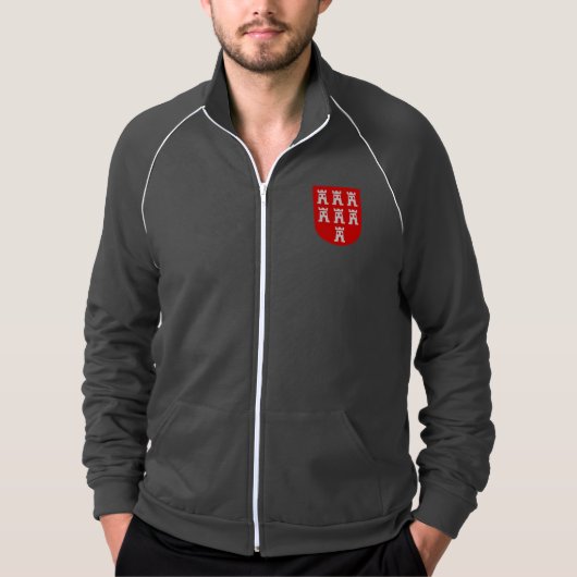 Transsilvanienwappen, rot weiß T-Shirt (Vorderseite)