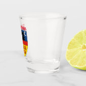 Transsilvanienwappen Schnapsglas (Rechts)