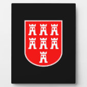 Transsilvanisches sächsisches Wappen Fotoplatte (Vorderseite)