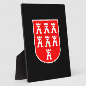 Transsilvanisches sächsisches Wappen Fotoplatte (Seite)