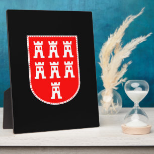 Transsilvanisches sächsisches Wappen Fotoplatte