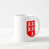 Transsilvanisches sächsisches Wappen Kaffeetasse (VorderseiteRechts)