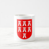 Transsilvanisches sächsisches Wappen Kaffeetasse (Mittel)