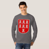 Transsilvanisches sächsisches Wappen T-Shirt (Vorne ganz)