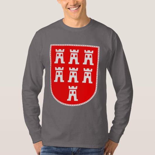 Transsilvanisches sächsisches Wappen T-Shirt (Vorderseite)