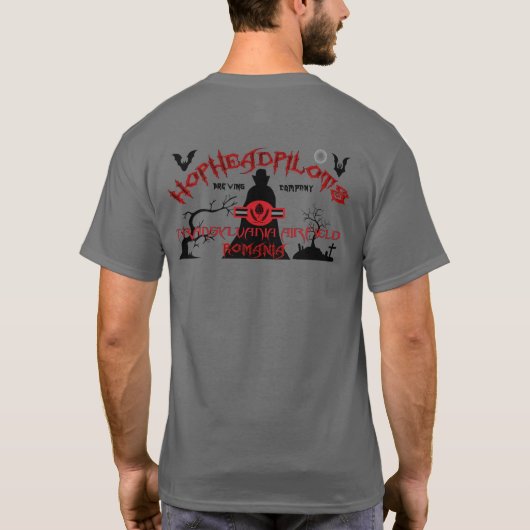 Transsylvania Airfield Rumänien T-Shirt (Rückseite)