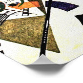 Transversale Linie - Kandinsky Poster (Ecke)