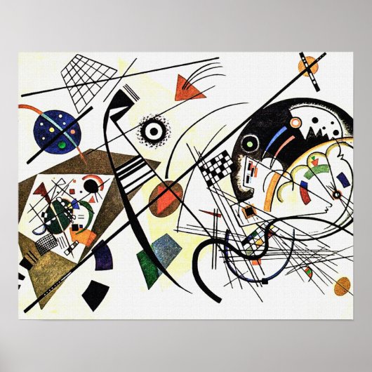 Transversale Linie - Kandinsky Poster (Vorne)
