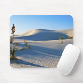 Transverse Dunen, Yucca, frühe Morgensonne Mousepad (Mit Mouse)