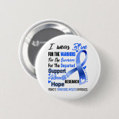 Transverse Myelitis Awareness Month Ribbon Geschen Button (Vorne & Hinten)