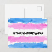 #TRANSWOMENAREWOMEN POSTCARD POSTKARTE (Vorne/Hinten)