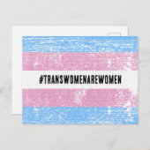 #TRANSWOMENAREWOMEN POSTCARD POSTKARTE (Vorne/Hinten)