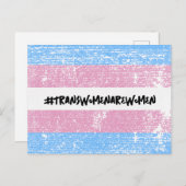 #TRANSWOMENAREWOMEN POSTKARTE (Vorne/Hinten)