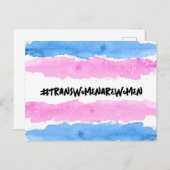 #TRANSWOMENAREWOMEN Postkarte (Vorne/Hinten)