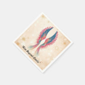 "Transzendenter Glaubensaufstieg" Serviette (Ecke)