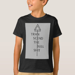 Transzendiere den Bull Sht Yoga Camping Wear T-Shirt