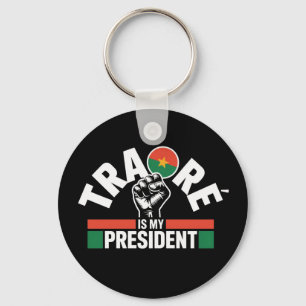 Traore Ibrahim Traoré ist mein Präsident - Captain Schlüsselanhänger
