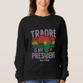 Traore ist mein Präsident Burkina Faso auf der Wel Sweatshirt (Vorderseite)