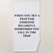 TRAP Beach Handtuch (Vorderseite)