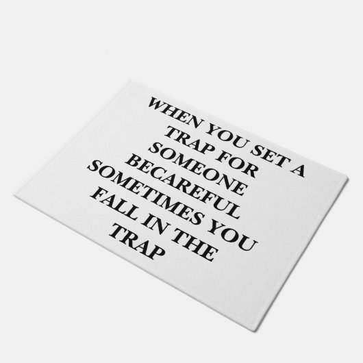 TRAP Door Mat Fußmatte (Schrägansicht)