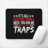 Trap Hunter Stuff Tools Trapping Gear Coyote Trapp Mousepad (Mit Mouse)