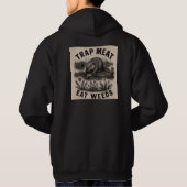 Trap Meat, Eat Weeds Beaver Hoodie (Rückseite)