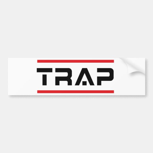 Trap Music Autoaufkleber (Vorne)