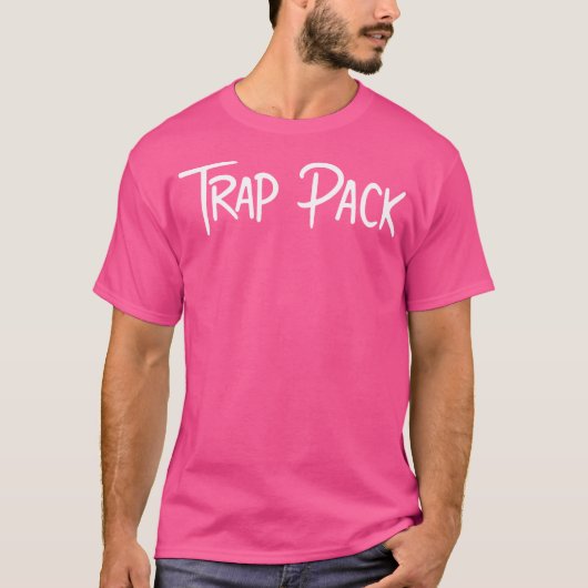 Trap Pack Shirt - Trappin Hip Hop Rapper Geschenk (Vorderseite)