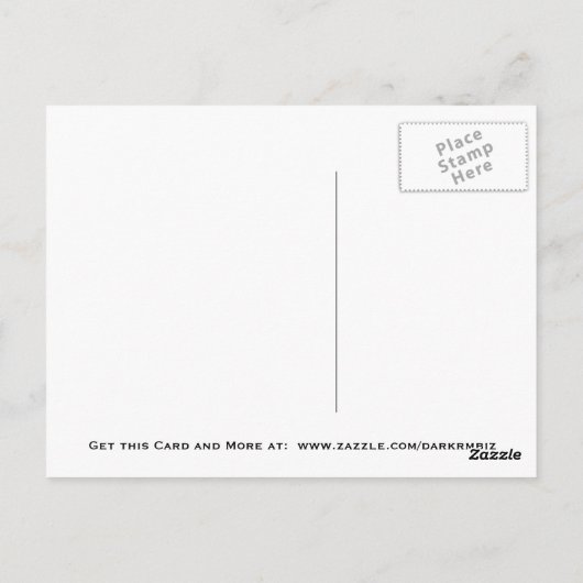 Trap-Postkarte Postkarte (Rückseite)