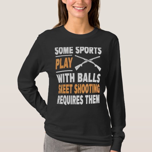 Trap-Shooting für einen Trap-Shooter T-Shirt (Vorderseite)